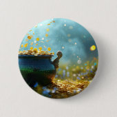 SlipperyJoe's Saint Patrick's Day große verzierte Button (Vorderseite)