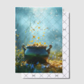 SlipperyJoe's Saint Patrick's Day large ornate pot Pergament Einladungen (Versetzt (Einladung))