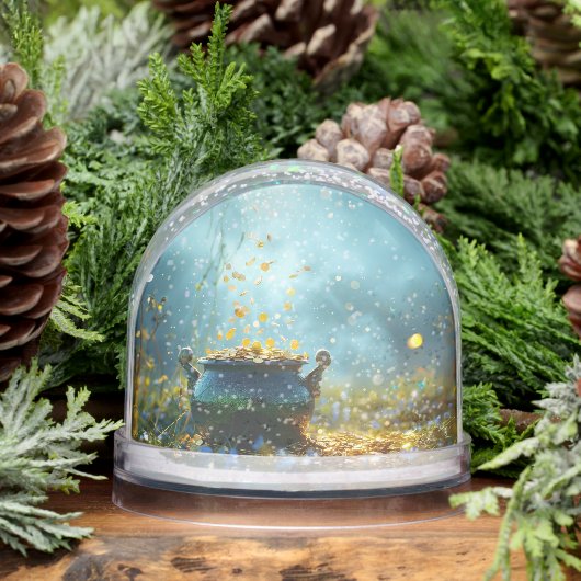 SlipperyJoe's Saint Patrick's Day large ornate pot Schneekugeln (Winter)