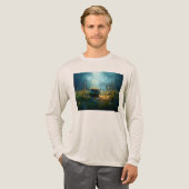 SlipperyJoe's Saint Patrick's Day large ornate pot Tri-Blend Shirt (Volle Vorderseite)