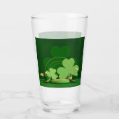 SlipperyJoe's Saint Patrick's Day three-leaf clove Glas (Rückseite)