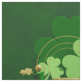 SlipperyJoe's Saint Patrick's Day three-leaf clove Stoff (Nahaufnahme)