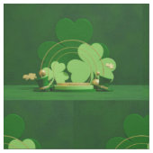SlipperyJoe's Saint Patrick's Day three-leaf clove Stoff (Muster)