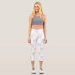 SlipperyJoe's Sarkasmus poliertes Metall-Illusion  Capri Leggings