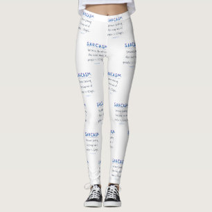 SlipperyJoe's Sarkasmus poliertes Metall-Illusion  Leggings