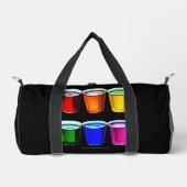 SlipperyJoe's Schnapsgläser sechs Tassen horizonta Duffle Bag (Vorderseite)