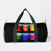 SlipperyJoe's Schnapsgläser sechs Tassen horizonta Duffle Bag (Rückseite)