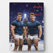 SlipperyJoe's schneebedeckte Weihnachtsbaum Fotoplatte (Vorderseite)