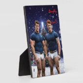 SlipperyJoe's schneebedeckte Weihnachtsbaum Fotoplatte (Seite)