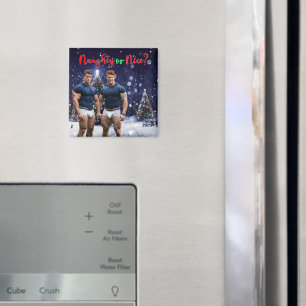 SlipperyJoe's schneebedeckte Weihnachtsbaum Magnet