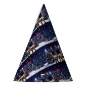 SlipperyJoe's schneebedeckte Weihnachtsbaum Partyhütchen (Links)