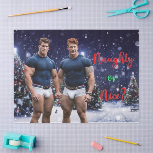 SlipperyJoe's schneebedeckte Weihnachtsbaum Seidenpapier (Basteln)