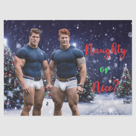 SlipperyJoe's schneebedeckte Weihnachtsbaum Seidenpapier (Vorderseite)