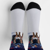 SlipperyJoe's schneebedeckte Weihnachtsbaum Socken (Oben)