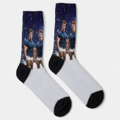 SlipperyJoe's schneebedeckte Weihnachtsbaum Socken (Rechts)