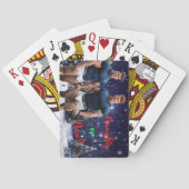 SlipperyJoe's schneebedeckte Weihnachtsbaum Spielkarten (Rückseite)