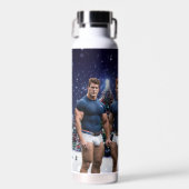 SlipperyJoe's schneebedeckte Weihnachtsbaum Trinkflasche (Vorne)