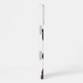 SlipperyJoe's schwarzer Bär dicken dunklen Pelz ma iPhone Hülle (Rechte Seite)