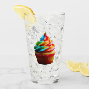 SlipperyJoe's schwindelerregender Regenbogen-Cupca Glas