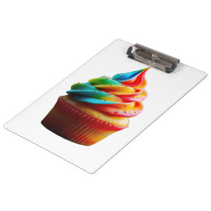 SlipperyJoe's schwindelerregender Regenbogen-Cupca Klemmbrett