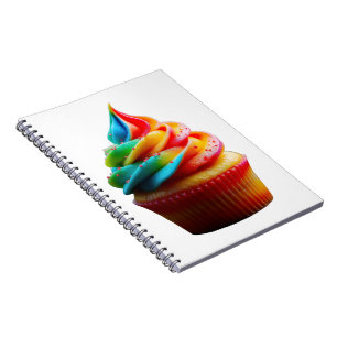 SlipperyJoe's schwindelerregender Regenbogen-Cupca Notizblock