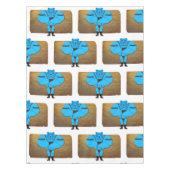 SlipperyJoe's schwuler Muskel Bär Cartoon, während Tischdecke (Vorderseite)