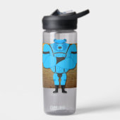 SlipperyJoe's schwuler Muskel Bär Cartoon, während Trinkflasche (Links)