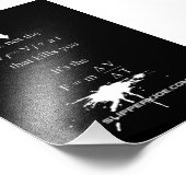 SlipperyJoe's Science-Mathematik-Spritzer-Stickman Fotodruck (Ecke)