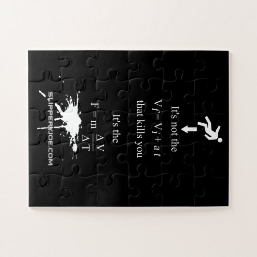 SlipperyJoe's Science-Mathematik-Spritzer-Stickman Puzzle (Horizontal)