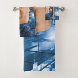 SlipperyJoe's Shirless-Haare-Latein-sexy Bart Badhandtuch Set