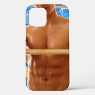 SlipperyJoe's shirtless muskulöser Mann Abs Brust Case-Mate iPhone Hülle