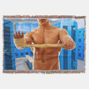 SlipperyJoe's shirtless muskulöser Mann Abs Brust  Decke