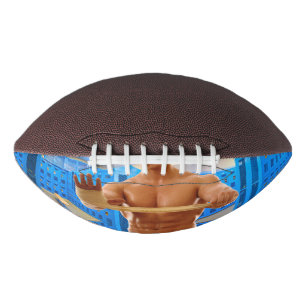 SlipperyJoe's shirtless muskulöser Mann Abs Brust Football