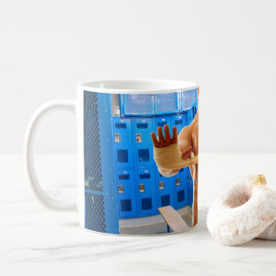 SlipperyJoe's shirtless muskulöser Mann Abs Brust Kaffeetasse
