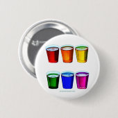 SlipperyJoe's Shot Brille flüssige Stolz Farben ce Button (Vorne & Hinten)