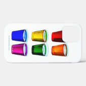 SlipperyJoe's Shot Brille flüssige Stolz Farben ce Case-Mate iPhone Hülle (Rückseite (Horizontal))