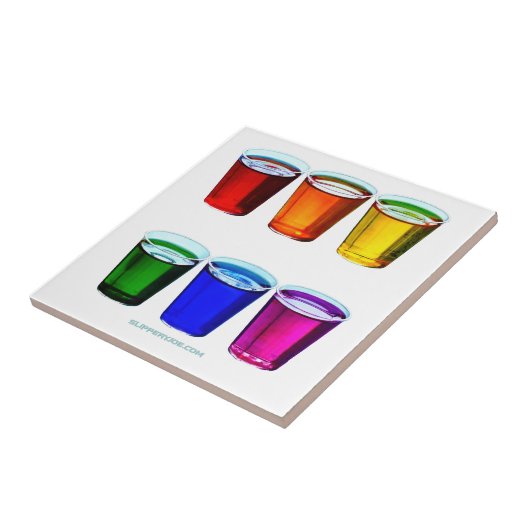 SlipperyJoe's Shot Brille flüssige Stolz Farben ce Fliese (Seite)