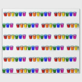 SlipperyJoe's Shot Brille flüssige Stolz Farben ce Geschenkpapier (Flach)