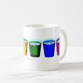 SlipperyJoe's Shot Brille flüssige Stolz Farben ce Kaffeetasse (VorderseiteRechts)