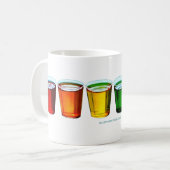 SlipperyJoe's Shot Brille flüssige Stolz Farben ce Kaffeetasse (Vorderseite Links)