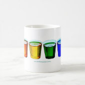SlipperyJoe's Shot Brille flüssige Stolz Farben ce Kaffeetasse (Mittel)