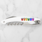 SlipperyJoe's Shot Brille flüssige Stolz Farben ce Kellnermesser (Rückseite)