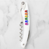 SlipperyJoe's Shot Brille flüssige Stolz Farben ce Kellnermesser (Vorderseite)