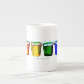 SlipperyJoe's Shot Brille flüssige Stolz Farben ce Porzellantasse (Vorderseite)