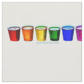 SlipperyJoe's Shot Brille flüssige Stolz Farben ce Stoff (Nahaufnahme)