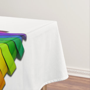 SlipperyJoe's skulpturales dreidimensionales Herz Tischdecke