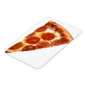 SlipperyJoe's Sliced Pizza Pepperoni Käse delici Magnet (Linke Seite)