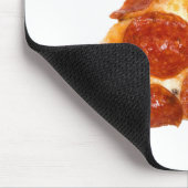 SlipperyJoe's Sliced Pizza Pepperoni Käse delici Mousepad (Ecke)