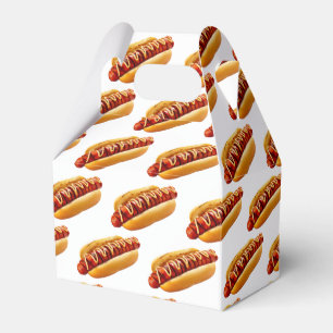 SlipperyJoe's Sommer-BBQ-Vibe-Hotdog in weichem Br Geschenkschachtel