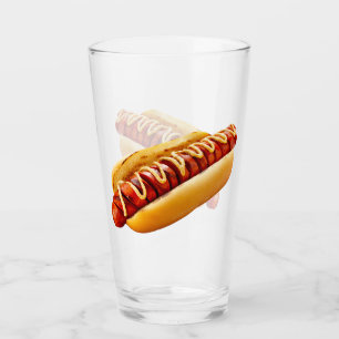 SlipperyJoe's Sommer-BBQ-Vibe-Hotdog in weichem Br Glas